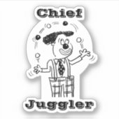 Sticker Chef Juggler (Devant)