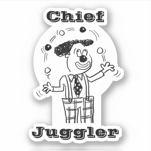 Sticker Chef Juggler (Devant)