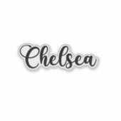 Sticker Chelsea Name - Calligraphie manuscrite (Devant)