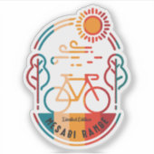 Sticker Chemin cyclable Retro Mesabi Range (Devant)