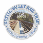 Sticker Chemin de fer Kettle Valley (cyclisme c) (Devant)