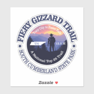 Sticker Chemin de tir Gizzard (rd2)