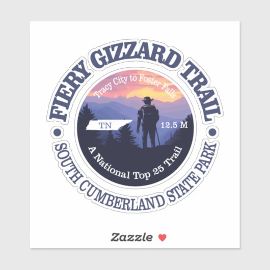 Sticker Chemin de tir Gizzard (rd2) (Feuille)