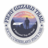 Sticker Chemin de tir Gizzard (rd2) (Devant)