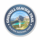 Sticker Chemin du glacier Grinnell (Devant)