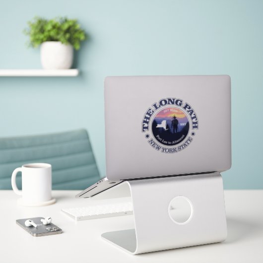 Sticker Chemin long (rd2) (Ordinateur portable sur le bureau)
