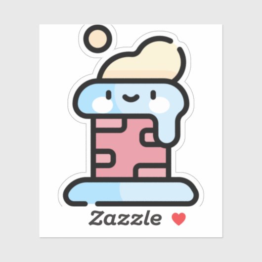 Sticker cheminée (Feuille)