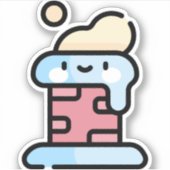 Sticker cheminée (Devant)