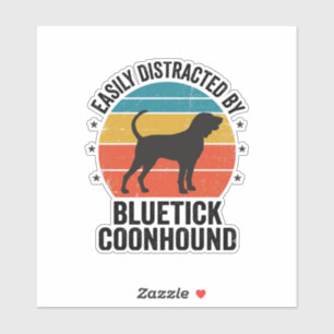 Sticker Chemise Bluetick Coonhound amateur de chien vintag