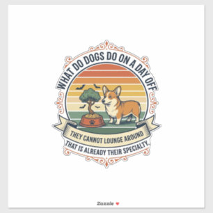 Sticker Chemise de citation de gravure vintage de jour de