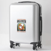 Sticker Chemise de compte à rebours d'Halloween Graphique (Sur valise)