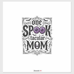Sticker Chemise de conception de gravure vintage effrayant