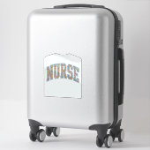 Sticker Chemise de conception de lettrage universitaire fl (Sur valise)