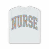 Sticker Chemise de conception de lettrage universitaire fl (Devant)