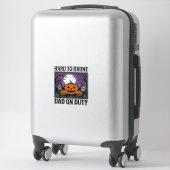 Sticker Chemise de papa Halloween difficile à hanter drôle (Sur valise)