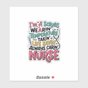 Sticker Chemise de sauvetage de température de scrubs d'in