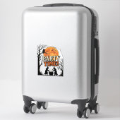 Sticker Chemise de sorcière de chaudron de fête d'Hallowee (Sur valise)