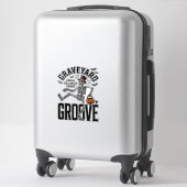 Sticker Chemise de squelette dansant avec citrouille Vinta (Sur valise)