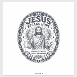 Sticker Chemise d'inclusion de la communauté sourde Jésus