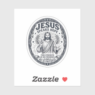 Sticker Chemise d'inclusion de la communauté sourde Jésus