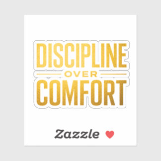 Sticker Chemise Discipline Avant Confort | Motivation & Es