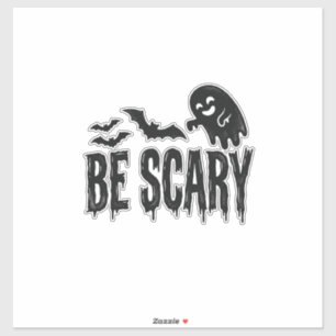 Sticker Chemise Halloween Chauve-Souris Fantôme Vintage Ef