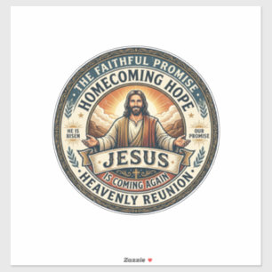Sticker Chemise Jésus Conjoint Militaire en attente Inspir