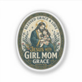 Sticker Chemise Jésus Maternité Micro Identités Foi Base (Devant)