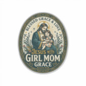 Sticker Chemise Jésus Maternité Micro Identités Foi Base (Devant)