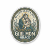 Sticker Chemise Jésus Maternité Micro Identités Foi Base (Devant)