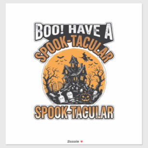 Sticker Chemise Maison Hantée Halloween Spook-Tacular Vint