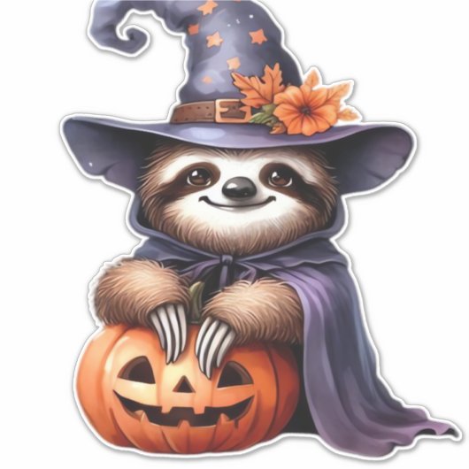 Sticker Chemise T classique Sloth Halloween (Devant)