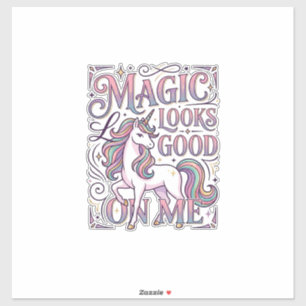 Sticker Chemise Tendance Graphique Licorne Magique Me Va B