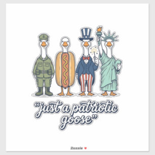 Sticker Chemise vectorielle vintage de la lignée de l'oie