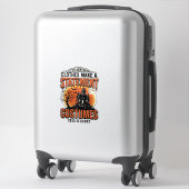 Sticker Chemise vectorielle vintage déclaration de costume (Sur valise)