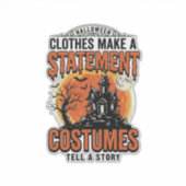 Sticker Chemise vectorielle vintage déclaration de costume (Devant)