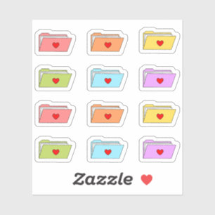Sticker Chemises de classement Organisation de fichiers de