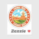 Sticker Chennai (Feuille)
