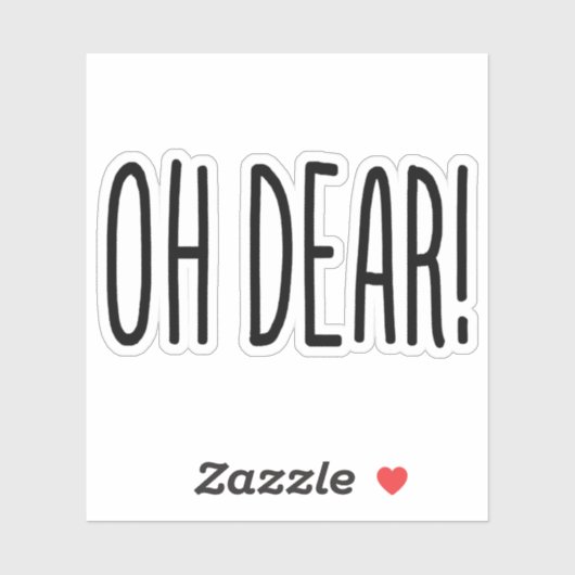 STICKER CHER ! (Feuille)