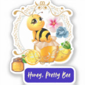 Sticker Chéri, Jolie Abeille (Recto)