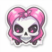 Sticker Cherished Skull (Devant)