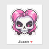 Sticker Cherished Skull (Feuille)
