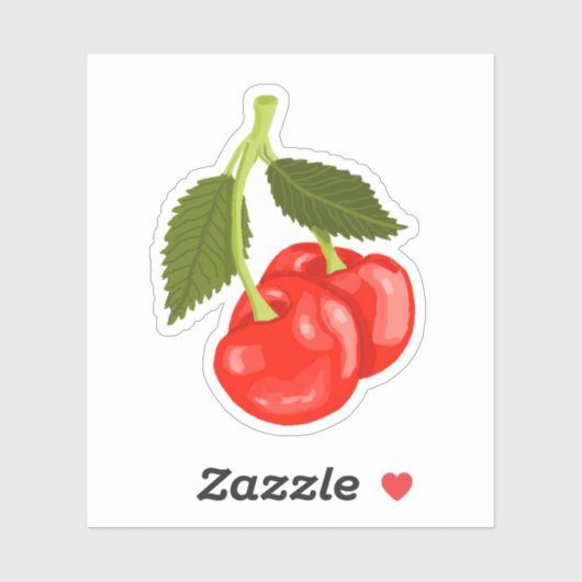 Sticker Cherries (Feuille)