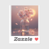 Sticker Cherry Blossom Serenity – Elegant Sakura Branch in (Feuille)