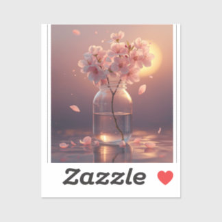 Sticker Cherry Blossom Serenity – Elegant Sakura Branch in