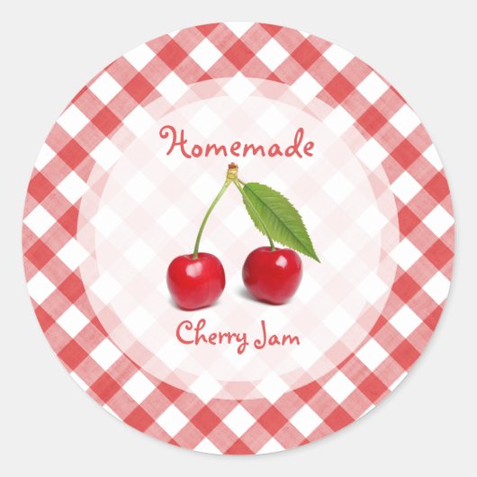 sticker Cherry Jam (Devant)