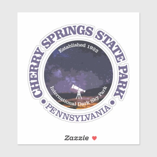 Sticker Cherry Springs SP (Feuille)