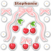 Sticker Cherry Sweet Anniversaire (Devant)