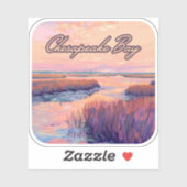 Sticker Chesapeake Bay Annapolis Maryland Virginie Sunrise (Feuille)