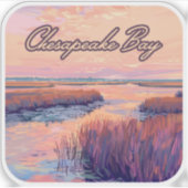 Sticker Chesapeake Bay Annapolis Maryland Virginie Sunrise (Devant)